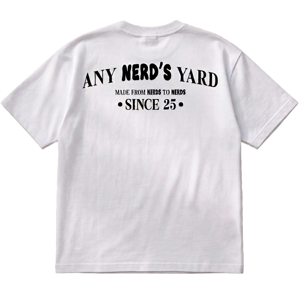 ANY Nerd’s Yard Oversized T-Shirt – White