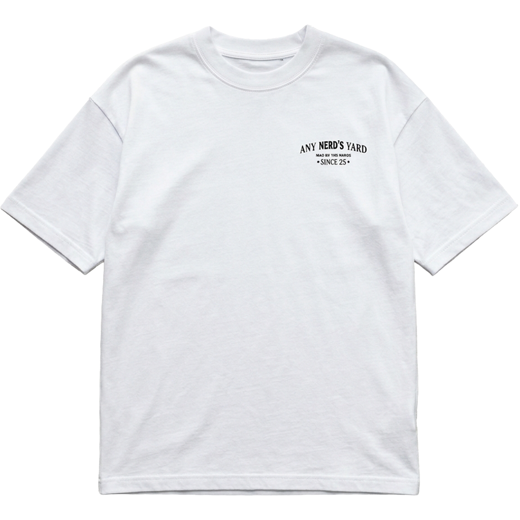 ANY Nerd’s Yard Oversized T-Shirt – White
