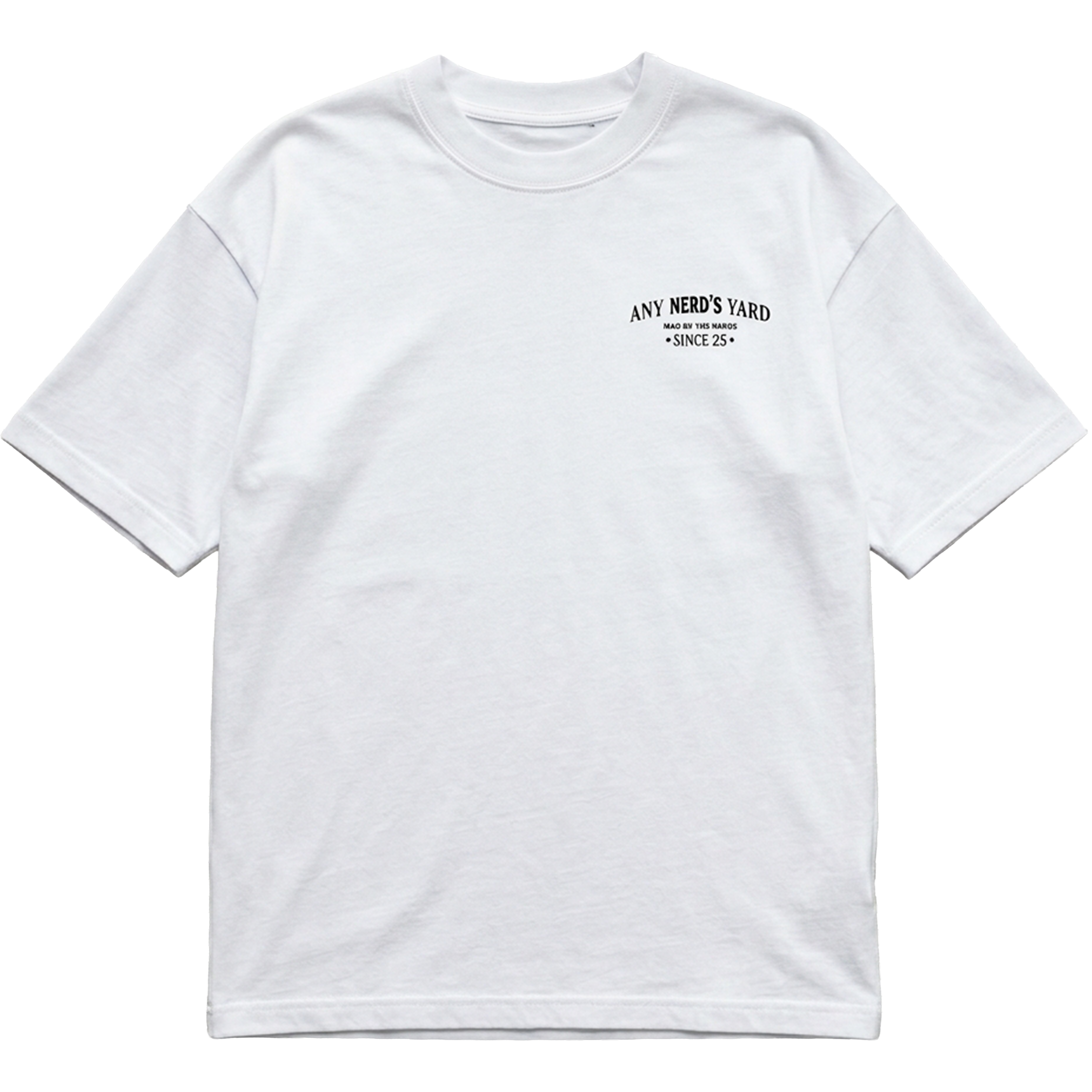 ANY Nerd’s Yard Oversized T-Shirt – White