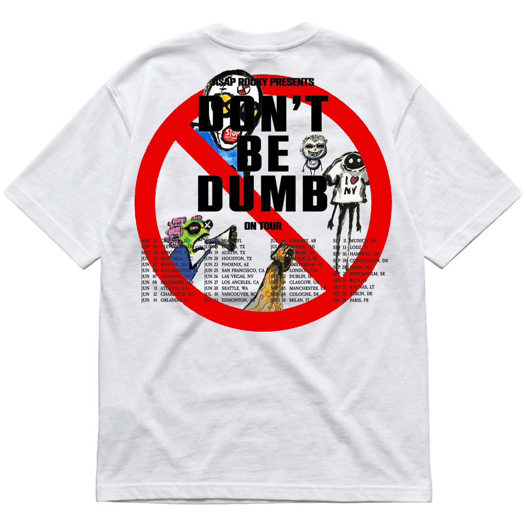 DON'T BE DUMB-OVERSIZED T-SHIRT-100% COTTON