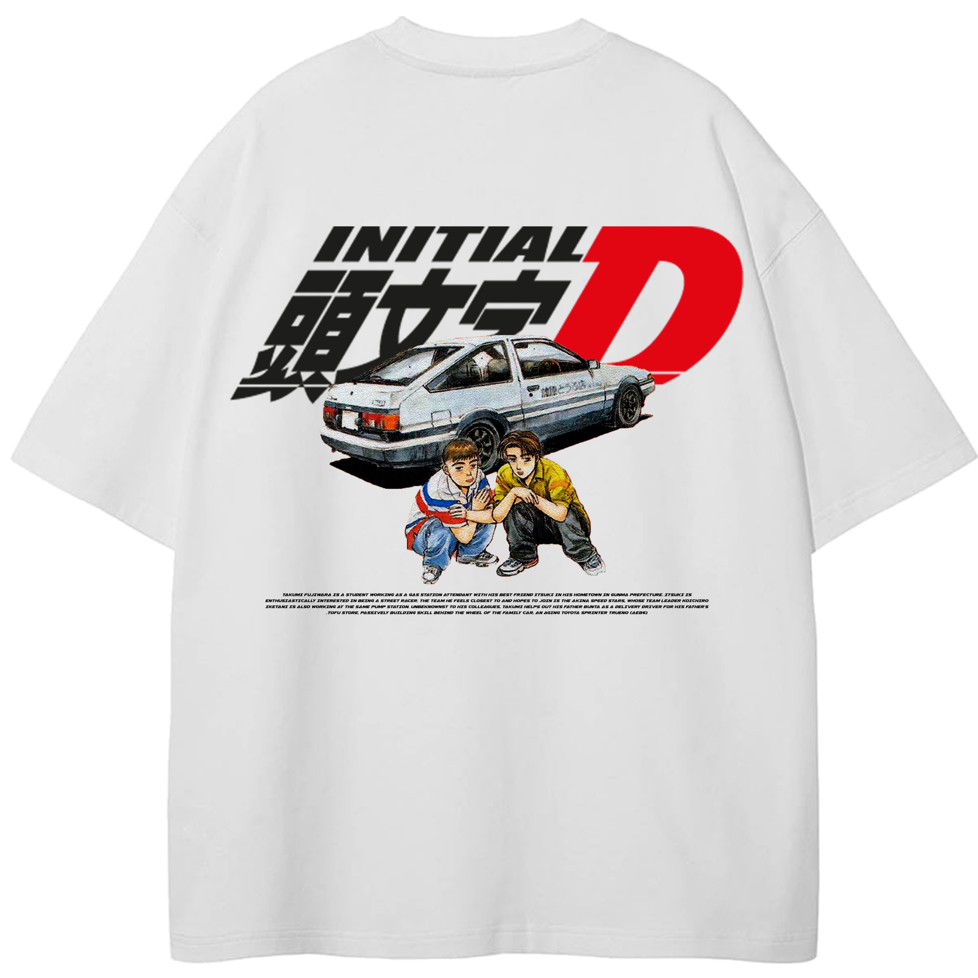 INITIAL D  INSPIRED T-SHIRT
