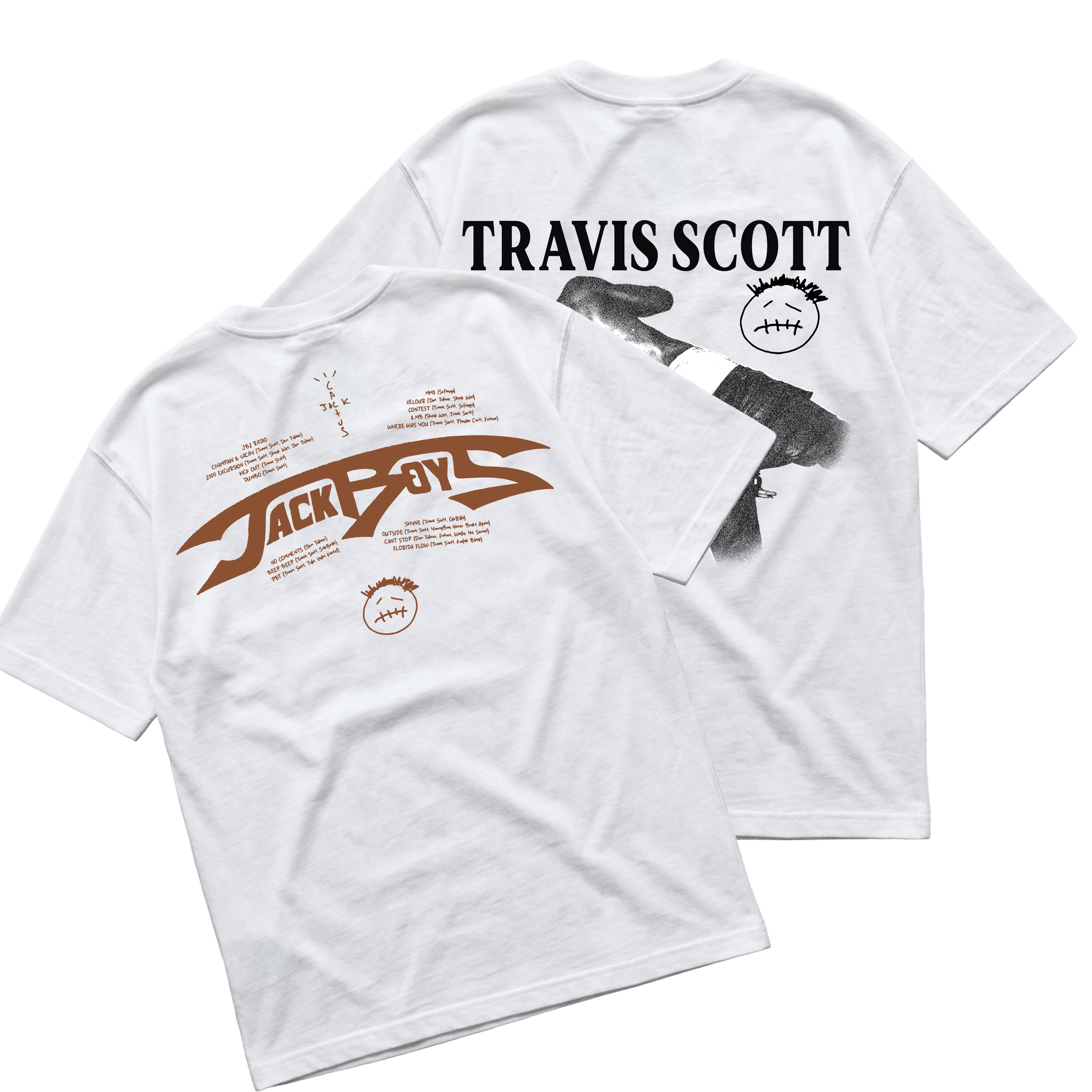 TRAVIS PACK — 2 OVERSIZED TEES