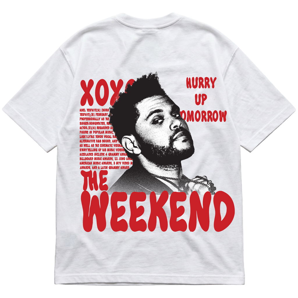 THE WEEKND-INSPIRED-OVERSIZED T-SHIRT-100% COTTON
